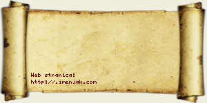 Kristina Rajak vizit kartica